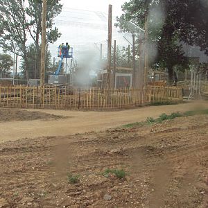 View of Tiger enclosure under construction 02/06/2019