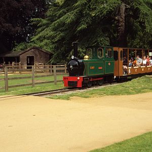 Train passing the Children's Farm 23/06/2019