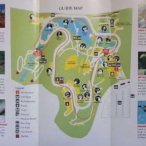 Jurong Bird Park map (1990s)