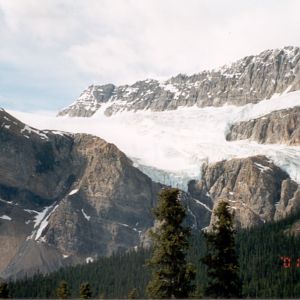 Crowfoot Glacier, Canadian Rockies, July 2001