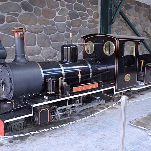 Steam engine "Black Beauty" in Ree Park