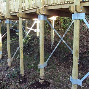 View of construction of path 03/01/2020