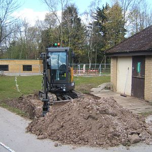 View of construction work 14/04/2019