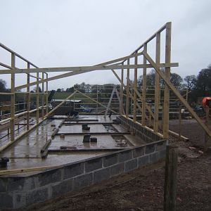 New aviaries under construction 03/02/2018