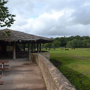 Rhino-hut in Givskud Zoo