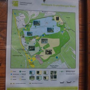 Map at Wildpark Grafenberger Wald, 23/06/2019