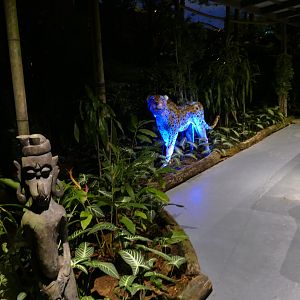 Nicely decorated toilets!