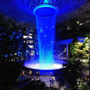 Jewel Changi Airport at night