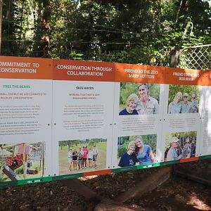 Signage About the Zoo