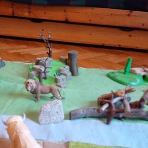 Lion enclosure in my Ice Age exhibit