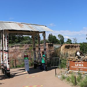 Lewa entrance