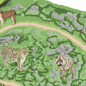 Mountains of Anatolia - Map of Turkish exhibit