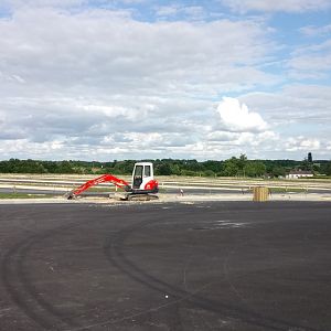 New car park near the tropical dome