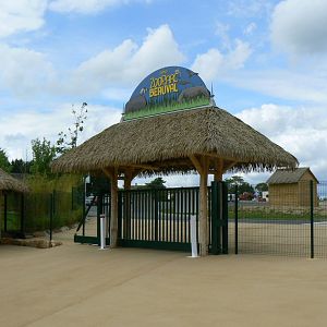 New entrance near the tropical dome