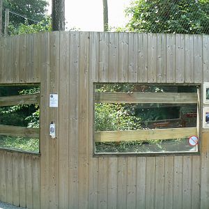 Aviary for black necked cranes, himalayan monal, golden pheasant and red-billed blue magpies