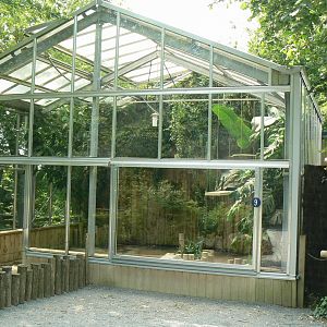 Galapagos giant tortoise house