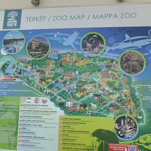Sóstó Zoo map