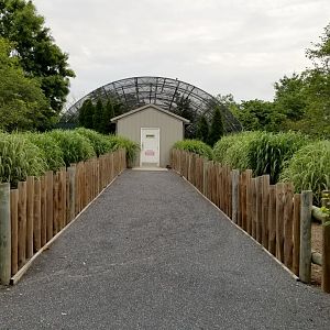 Virginia Safari Park - Front of pheasant aviary