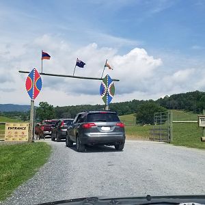 Virginia Safari Park - Safari entrance