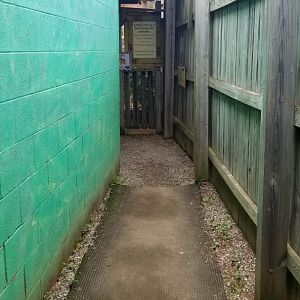 Luray Zoo - Exit from building to mammals and birds
