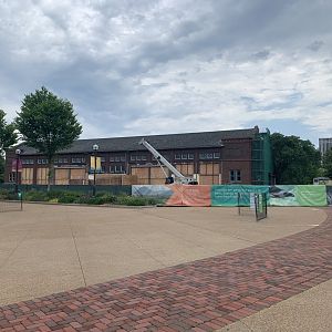 Kovler Lion House construction