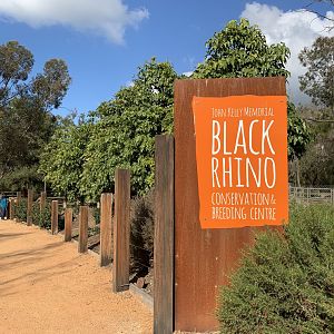Black Rhino Exhibit Entrance