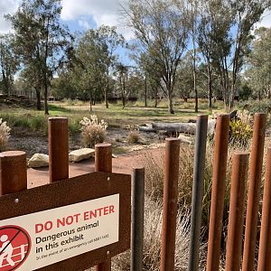 Lion Pride Lands- Warning Sign