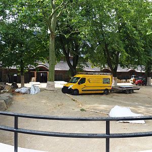 Construction site White rhinoceros paddock, 2020-06-28