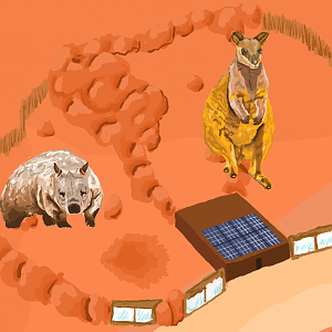 Great Deserts of the West map section