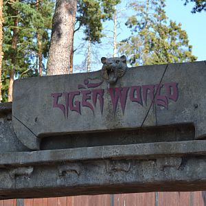Tiger World sign in Kolmården