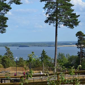 View over the sea outside Kolmården