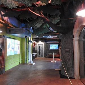 Adventure Cove July 2020: Opposite View of Hallway in Animal Ambassador Building