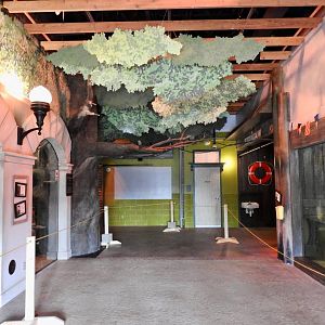 Adventure Cove July 2020: Entrance into Animal Ambassador Building