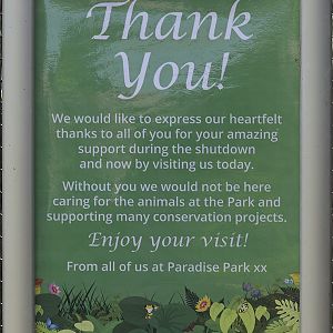 Sign for reopening after lockdown