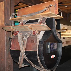 Elephant-riding saddle from Wellington Zoo