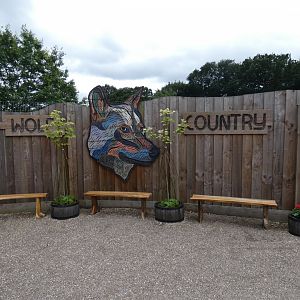 Entrance to 'Wolf Country'