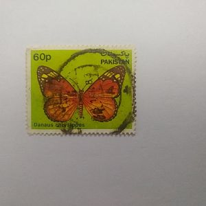 Danaus chrysippus - Postage stamp Pakistan