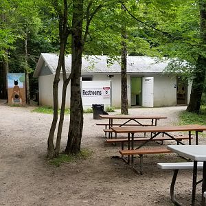 Claws N Paws - tables, restrooms