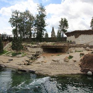 The Land of Cold - polar bear enclosure