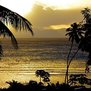 Fijian sunset.