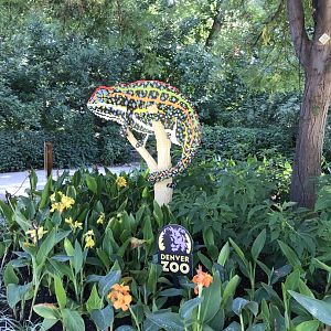 LEGO Chameleon at Denver Zoo