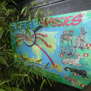 Invasive species signage