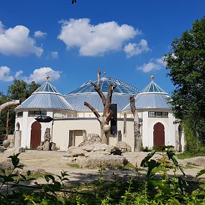 Tierpark Hellabrunn- elephant house and enclosure- 2019