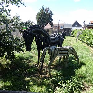 Horse statue