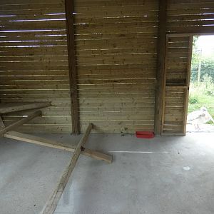 Pink-backed Pelican house