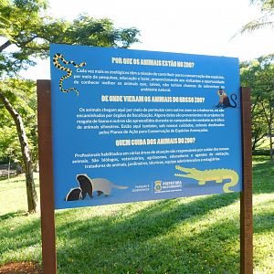 Informative sign - Belo Horizonte zoo