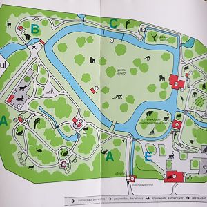 Apenheul Plan beginning of the 1980s