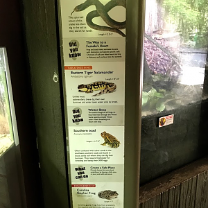 Sign at the North Carolina Zoo