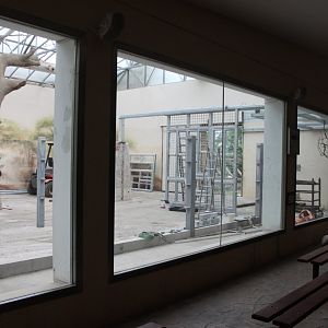 Elephant house undergoing reconstruction