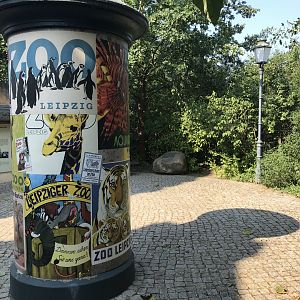 Leipzig zoo historical posters
